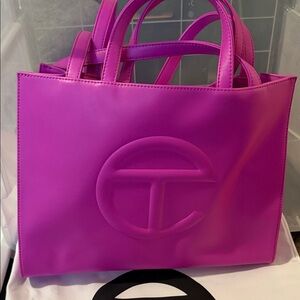Telfar Women's Vibrant Pink Tote Bag